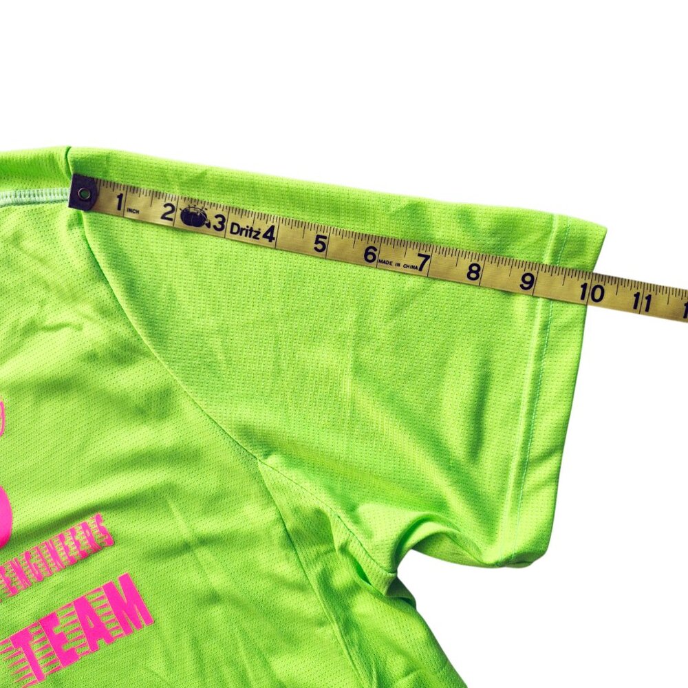 NWT Erreà Italian Vollyeball Jersey Workout Sport Ventilated Tee Lime Size XXL - Picture 11 of 12